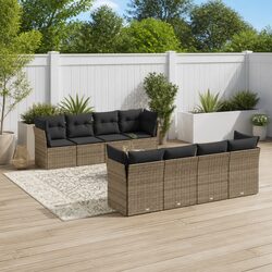 Outdoor 9-Piece Sofa Set for Patio Relaxation