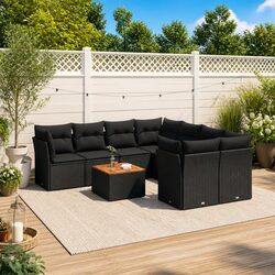 Elevate Your Outdoor Space with This 9 Piece Garden Sofa Set