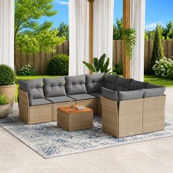 Elevate Your Outdoor Living with This 9 Piece Sofa Set