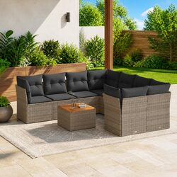 Elevate Your Outdoor Space with 9-Piece Sofa Set