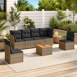 Create an Inviting Outdoor Space with Grey Sofa Set