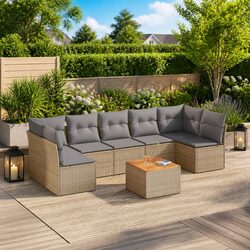 8-Piece Modular Garden Sofa Set for Your Outdoor Space