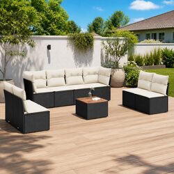 Enhance Your Outdoor Living with 9-Piece Sofa Set