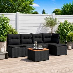 Transform Your Outdoor Space with a 6-Piece Garden Sofa Set