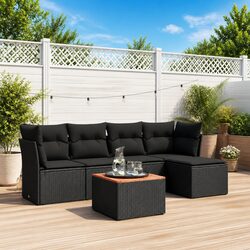 Enhance Your Patio with 6-Piece Outdoor Sofa Set