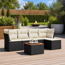 Transform Your Outdoor Living with 6 Piece Garden Sofa Set