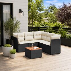 Enhance Your Outdoor Space with a 6 Piece Garden Sofa Set