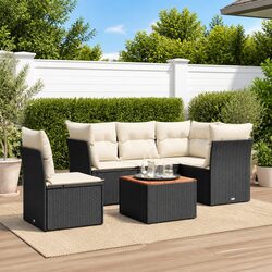 Upgrade Your Outdoor Space with Our 6 Piece Garden Sofa Set