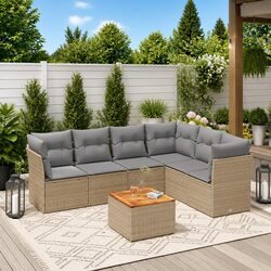 Transform Your Outdoor Space with 7-Piece Sofa Set