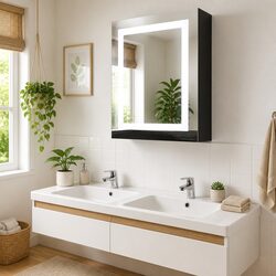 Enhance Your Bathroom with a Chic LED Vanity Mirror Cabinet
