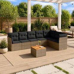 Elevate Your Outdoor Space with 8-Piece Garden Sofa Set
