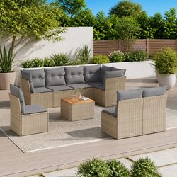 Transform Your Outdoor Space with This 9-Piece Sofa Set