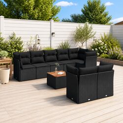 Enhance Your Patio with a Stylish 9 Piece Sofa Set
