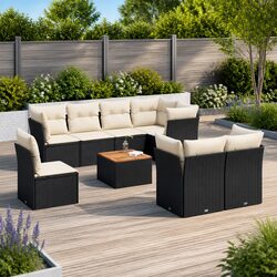 Enhance Your Outdoor Space with 9 Piece Garden Sofa Set