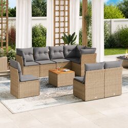 Transform Your Outdoor Area with a 9 Piece Sofa Set