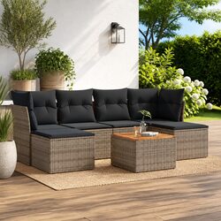 Elevate Your Outdoors with 7-Piece Garden Sofa Set