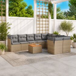 10 Piece Outdoor Sofa Set for a Cozy Patio Experience