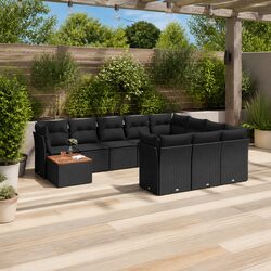 Elevate Your Outdoor Space with 11-Piece Garden Sofa Set