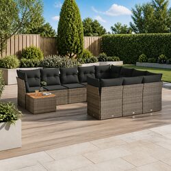 Elevate Your Outdoor Space with 11-Piece Sofa Set