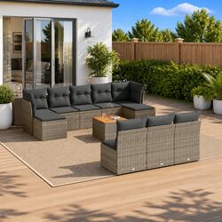 Transform Your Outdoor Space with 11-Piece Sofa Set