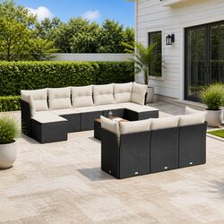 Elevate Your Outdoor Space with 11-Piece Garden Sofa Set