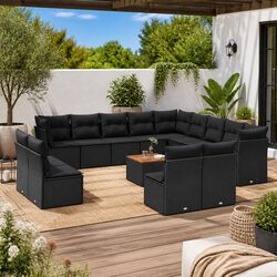Outdoor Furniture Set: 14-Piece Modular Lounge