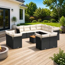 Transform Your Outdoor Space with 12 Piece Sofa Set