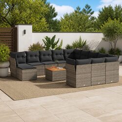 Stylish Grey Outdoor Sofa Set for Ultimate Relaxation