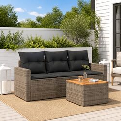 Enhance Your Outdoor Living with a 4 Piece Garden Sofa Set