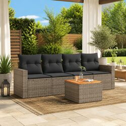 Transform Your Outdoor Space with This 5-Piece Sofa Set