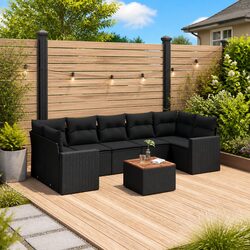 Transform Your Outdoor Space with This 8 Piece Sofa Set