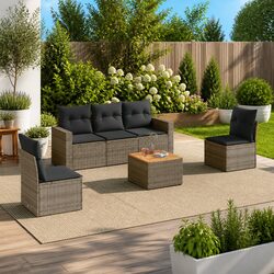 Transform Your Outdoor Space with a 6-Piece Sofa Set