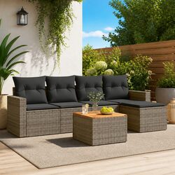 Upgrade Your Outdoor Space with a 6-Piece Garden Sofa Set