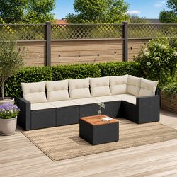 Enhance Your Patio with a 7 Piece Garden Sofa Set
