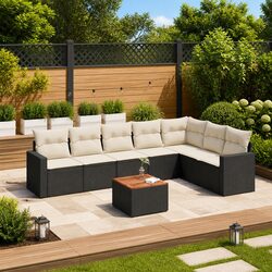Stylish 8 Piece Outdoor Sofa Set for Relaxation