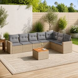 Enhance Your Outdoor Space with this 8-Piece Sofa Set