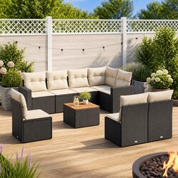 Enhance Your Outdoor Space with Our 9 Piece Sofa Set