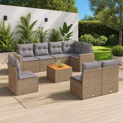 Enhance Your Outdoor Space with 9-Piece Sofa Set
