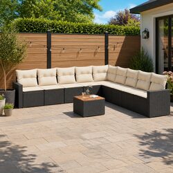 Upgrade Your Patio with a 10-Piece Garden Sofa Set