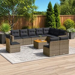 Elevate Your Outdoor Space with 11-Piece Sofa Set