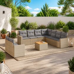 Transform Your Outdoor Space with This 10-Piece Sofa Set