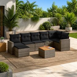 Transform Your Patio with Our 8-Piece Garden Sofa Set