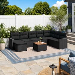 Enhance Your Outdoor Living with This 9 Piece Sofa Set