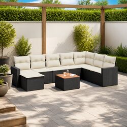 Transform Your Outdoor Space with a 9 Piece Garden Sofa Set