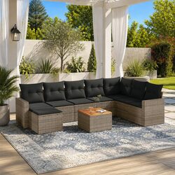 Transform Your Outdoor Space with 9-Piece Sofa Set