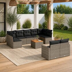 Transform Your Outdoor Space with This 10 Piece Sofa Set