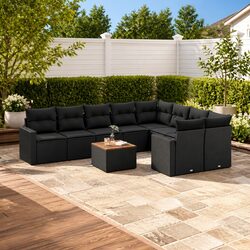 Transform Your Outdoor Space with This 10 Piece Sofa Set