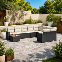 Enhance Your Outdoor Living with 10 Piece Garden Sofa Set
