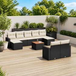 Transform Your Outdoors with a 10-Piece Garden Sofa Set
