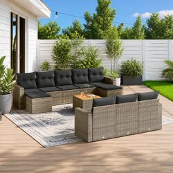 Transform Your Outdoor Space with 11-Piece Sofa Set